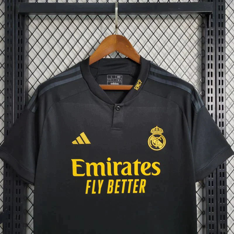 Camisa Real Madrid III 23/24 Adidas - Preta