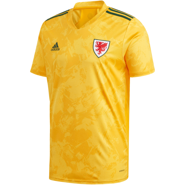 Camisa Seleção País de Gales II 20/21 Adidas - Amarelo