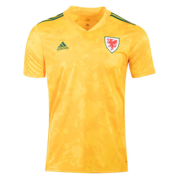 Camisa Seleção País de Gales II 20/21 Adidas - Amarelo