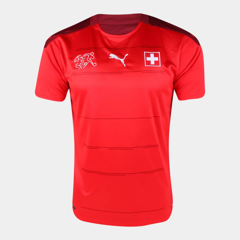 Camisa Seleção Suíça I 20/21 Puma - Vermelho