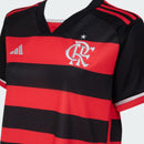 Camisa Flamengo Feminina I 24/25 - Adidas - Vermelho e Preto