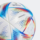 Bola de Futebol Adidas Al Rihla Pro - Copa do Mundo 2022 Campo - Branca e Azul