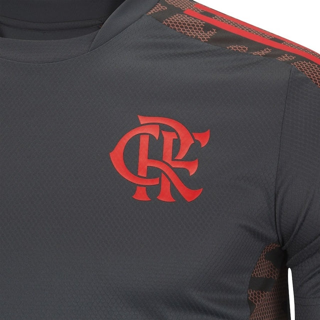 Camisa de Treino Flamengo 21/22 Adidas - Cinza