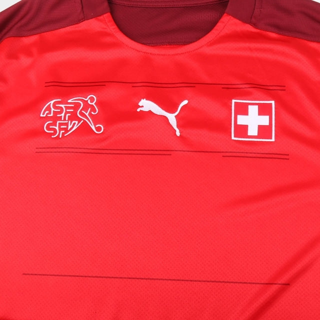 Camisa Seleção Suíça I 20/21 Puma - Vermelho