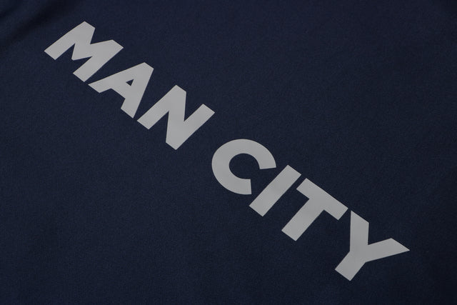 Conjunto Manchester City 21/22 Azul Esuro - Puma - Com Capuz