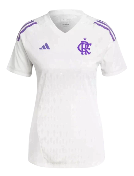 Camisa Feminina Flamengo Goleiro 23/24 Adidas - Branca