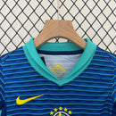 Kit Infantil Seleção Brasileira Away 2024 - Azul