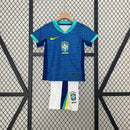 Kit Infantil Seleção Brasileira Away 2024 - Azul