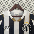 Camisa Santos Away 24/25 - Umbro - Preto e branco