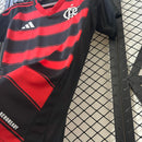Camisa Flamengo Feminina I 25/26 - Adidas - Vermelho e Preto