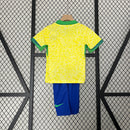 Kit Infantil Seleção Brasileira Home 2024 - Amarelo