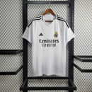 Camisa Adidas Real Madrid 1  23/24 BRANCO COM PRETO