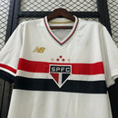 Camisa São Paulo I 25/26 Adidas - Branco com Preto