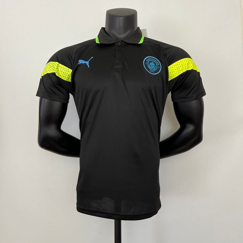 Camisa Manchester City Polo Black 23/24 Puma - Preta