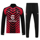 Conjunto Milan Vermelho com Preto 23/24 - Puma
